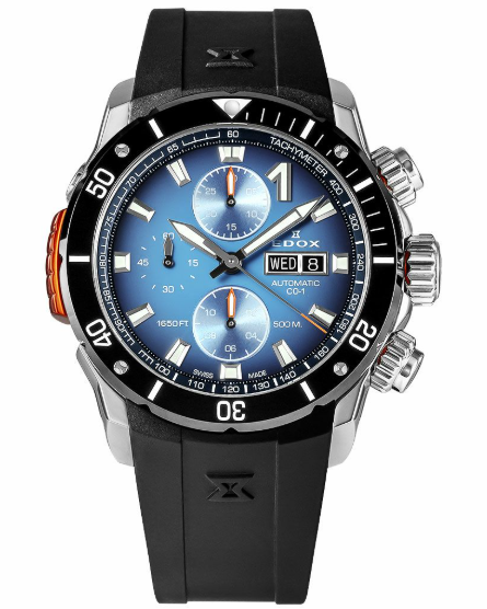 ジェムストア エドックス(EDOX) クロノオフショア1 ベゼルロック クロノグラフ